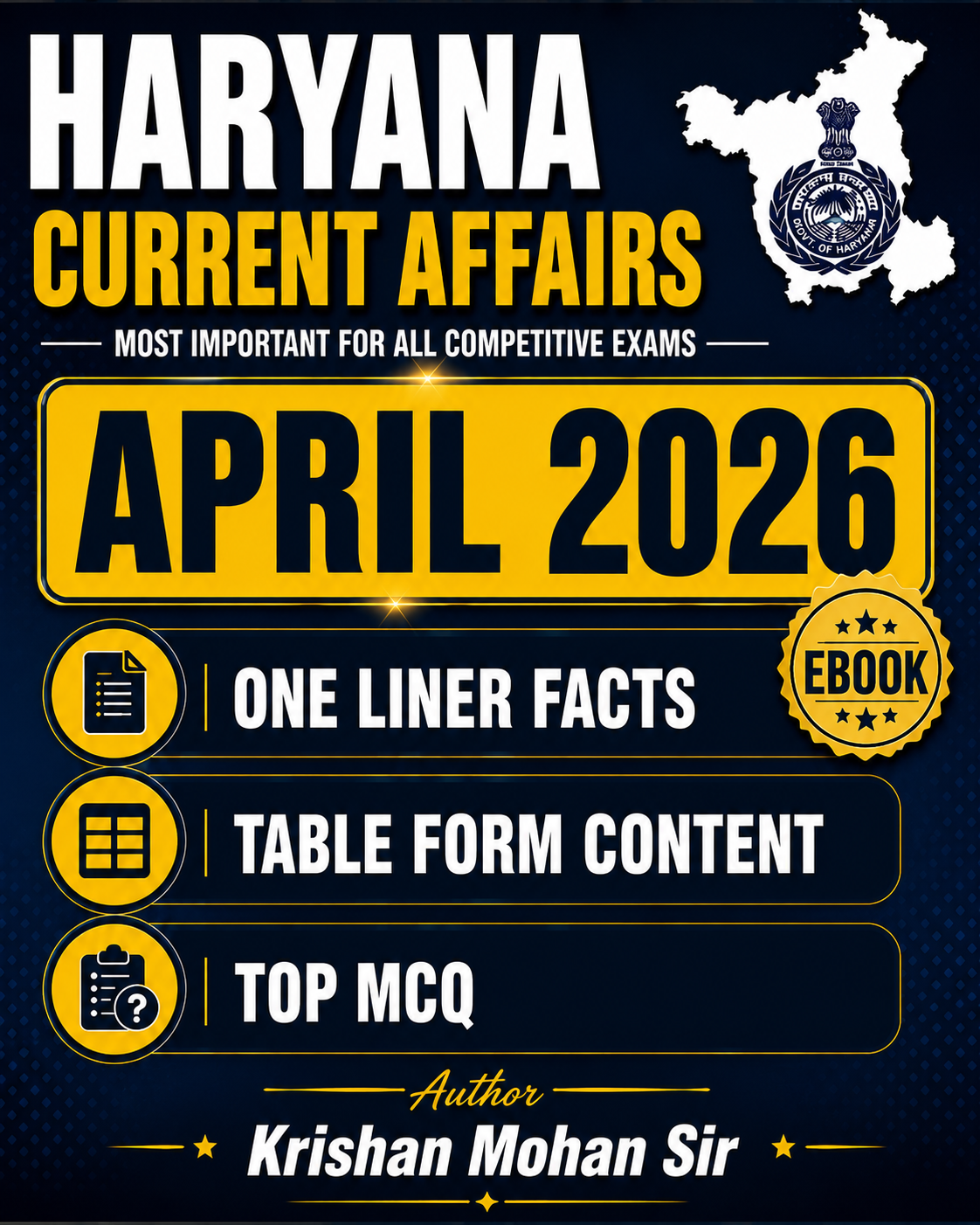 APRIL 2026 HARYANA CURRENT AFFAIRS