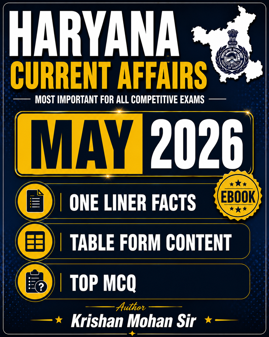 MAY 2026 HARYANA CURRENT AFFAIRS